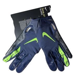 NEW Nike Vapor Jet 5 Leather  Football  Gloves NFL Seahawks Size XXL